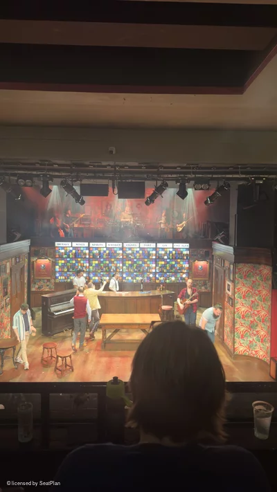 Arts Theatre Circle B9 view from seat photo