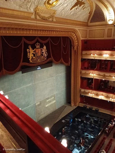 Royal Opera House Lower Slips B9 view from seat photo