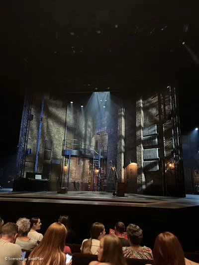 Barbican Theatre Stalls E15 view from seat photo