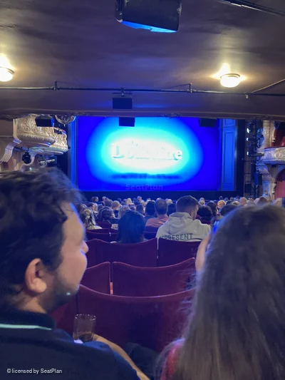 Shaftesbury Theatre Stalls W32 view from seat photo