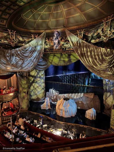 His Majesty's Theatre Grand Circle B12 view from seat photo