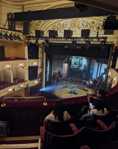 Lyric Theatre Grand Circle D7 view from seat photo