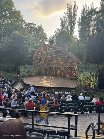 Regent's Park Open Air Theatre Upper Left N15 view from seat photo