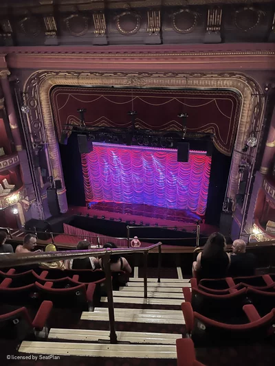 Palace Theatre Grand Tier G15 view from seat photo
