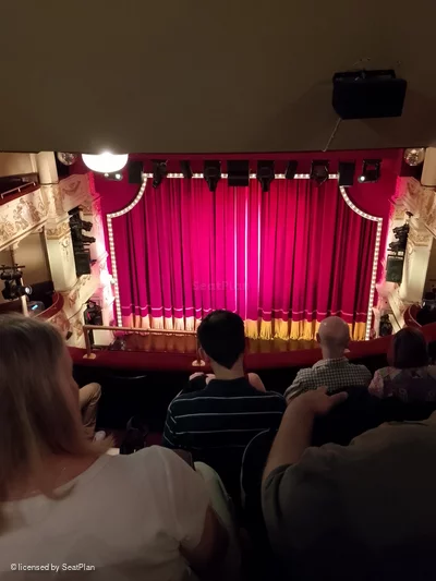 Garrick Theatre Grand Circle E11 view from seat photo