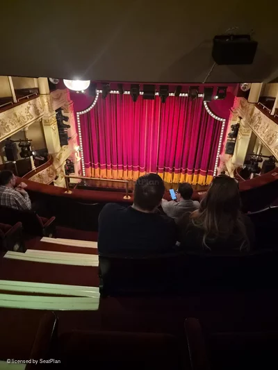 Garrick Theatre Grand Circle E11 view from seat photo