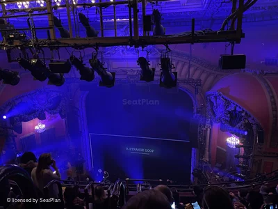 Lyceum Theatre Balcony G2 view from seat photo