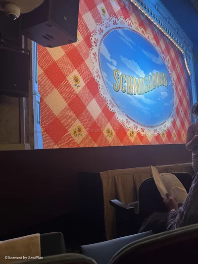 Nederlander Theatre Orchestra C13 view from seat photo