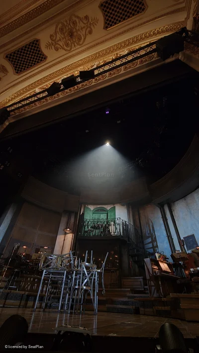 Lyric Theatre Stalls B7 view from seat photo