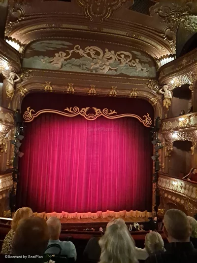 Apollo Theatre Dress Circle D19 view from seat photo