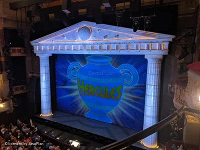 Theatre Royal Drury Lane Royal Circle A10 view from seat photo