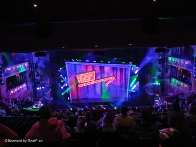 Prince Edward Theatre Dress Circle L15 view from seat photo