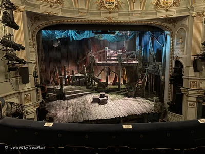 Ambassadors Theatre Circle D14 view from seat photo