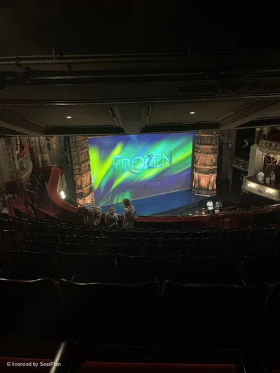 Theatre Royal Drury Lane Grand Circle K40 view from seat photo