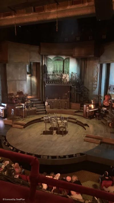 Walter Kerr Theatre Mezzanine B6 view from seat photo