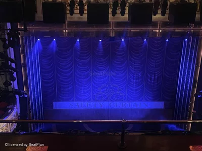 Vaudeville Theatre Upper Circle C8 view from seat photo