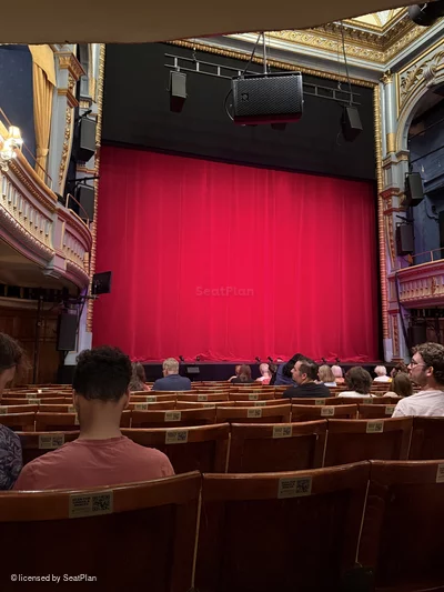 Harold Pinter Theatre Stalls L18 view from seat photo