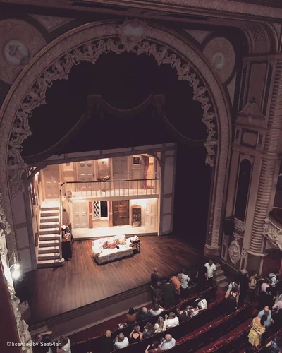Lyric Hammersmith Upper Circle C16 view from seat photo