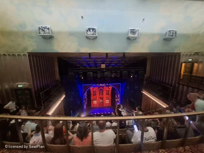 Savoy Theatre Upper Circle F18 view from seat photo