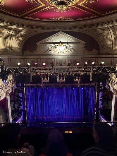 Vaudeville Theatre Upper Circle D9 view from seat photo