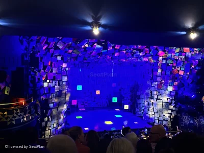 Cambridge Theatre Dress Circle F30 view from seat photo