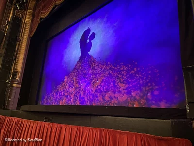 Palace Theatre Stalls BB12 view from seat photo