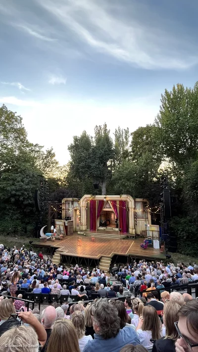 Regent's Park Open Air Theatre Upper Left S34 view from seat photo