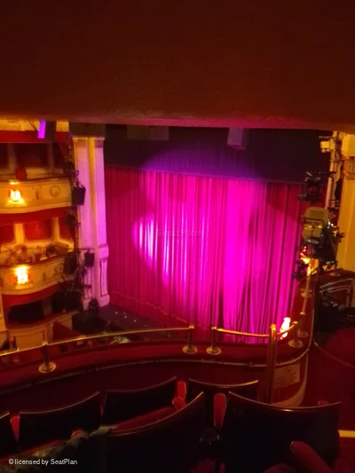 Theatre Royal Brighton Second Circle D33 view from seat photo