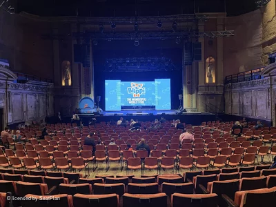 Alexandra Palace Theatre Stalls R16 view from seat photo