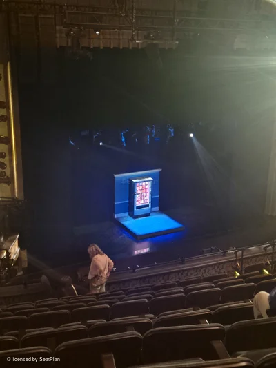 Nederlander Theatre Mezzanine L23 view from seat photo