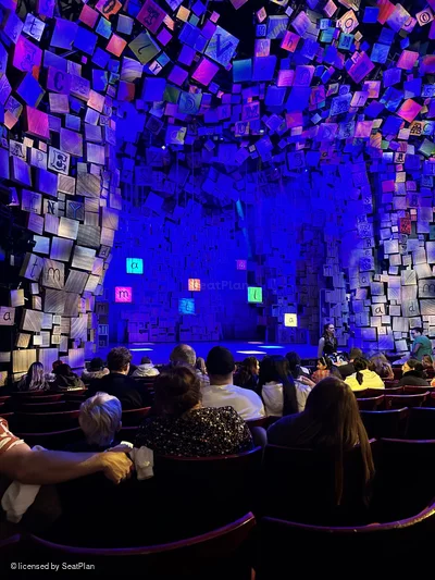 Cambridge Theatre Stalls M28 view from seat photo
