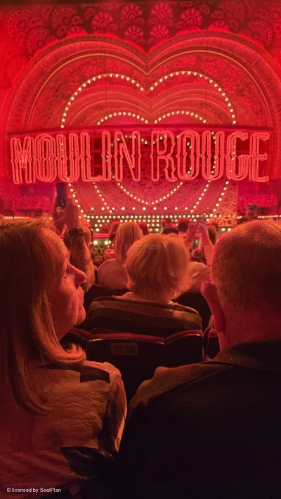 Piccadilly Theatre Stalls G17 view from seat photo