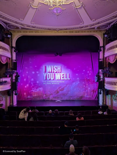 Criterion Theatre Dress Circle A15 view from seat photo
