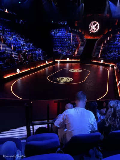 Troubadour Canary Wharf Theatre District 1 F37 view from seat photo