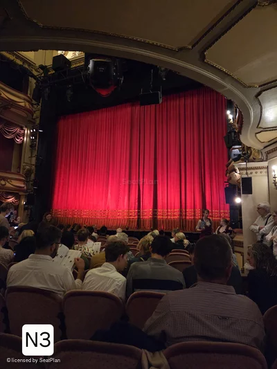 Noel Coward Theatre Stalls N3 view from seat photo