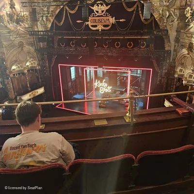 London Coliseum Balcony C14 view from seat photo