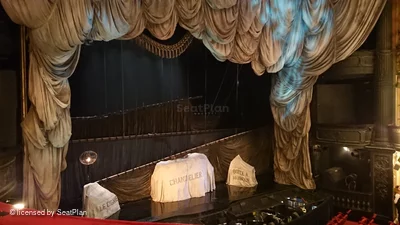 His Majesty's Theatre Royal Circle B30 view from seat photo