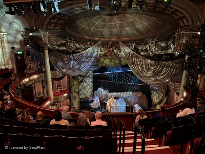 His Majesty's Theatre Grand Circle H10 view from seat photo