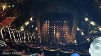 Palace Theatre Balcony H19 view from seat photo