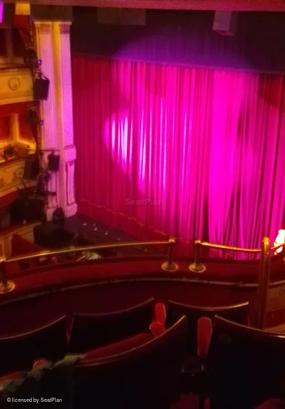 Theatre Royal Brighton Second Circle D32 view from seat photo