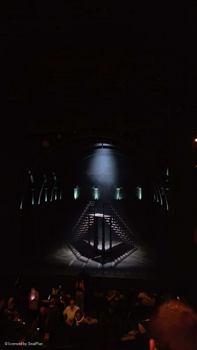 Palace Theatre Dress Circle C14 view from seat photo