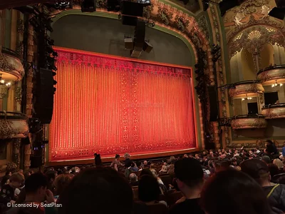 New Amsterdam Theatre Orchestra R11 view from seat photo