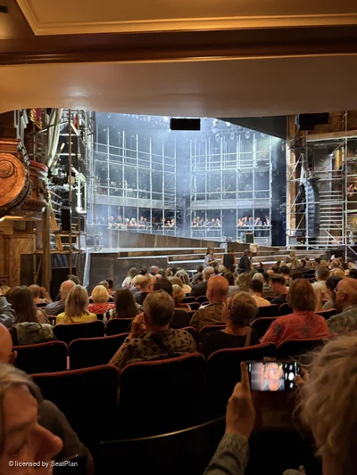 London Palladium Stalls O48 view from seat photo