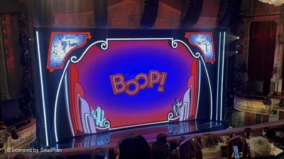Broadhurst Theatre Mezzanine G3 view from seat photo