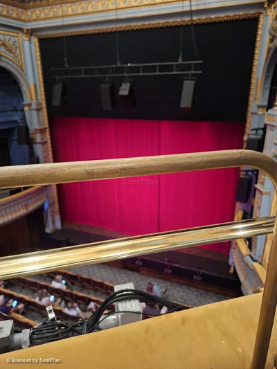 Harold Pinter Theatre Royal Circle A1 view from seat photo