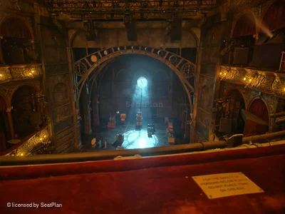 Palace Theatre Grand Circle A19 view from seat photo