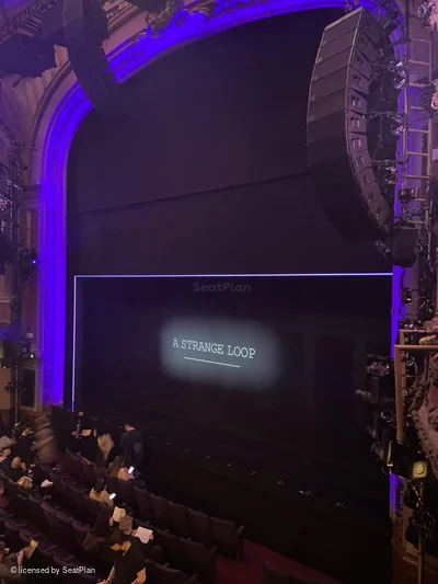 Lyceum Theatre Mezzanine A18 view from seat photo