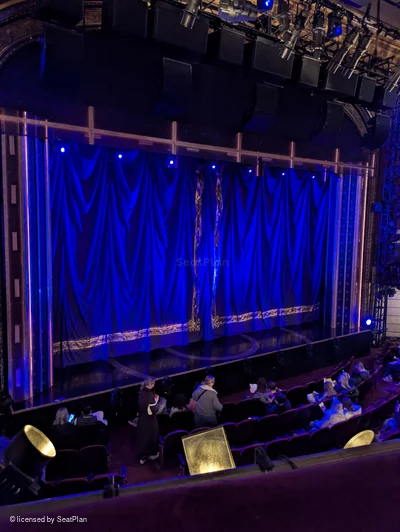 Lena Horne Theatre Front Mezzanine A13 view from seat photo