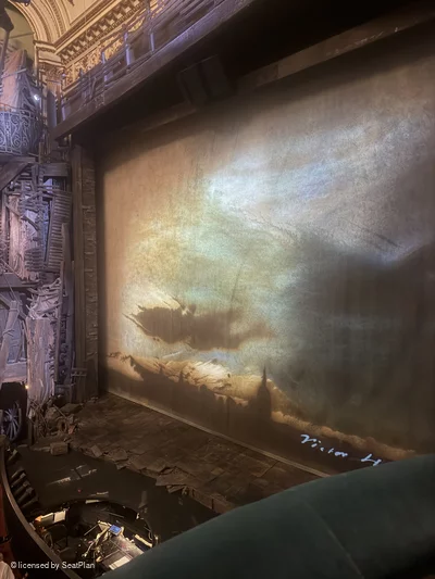 Sondheim Theatre Dress Circle AA2 view from seat photo