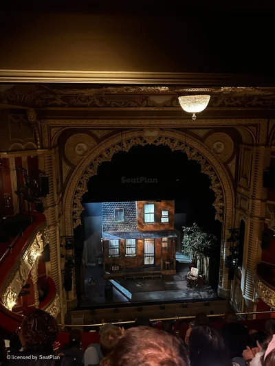 Lyric Hammersmith Upper Circle F18 view from seat photo